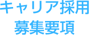 キャリア採用募集要項