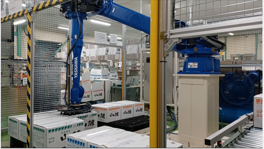 某工場 パレタイジングロボット